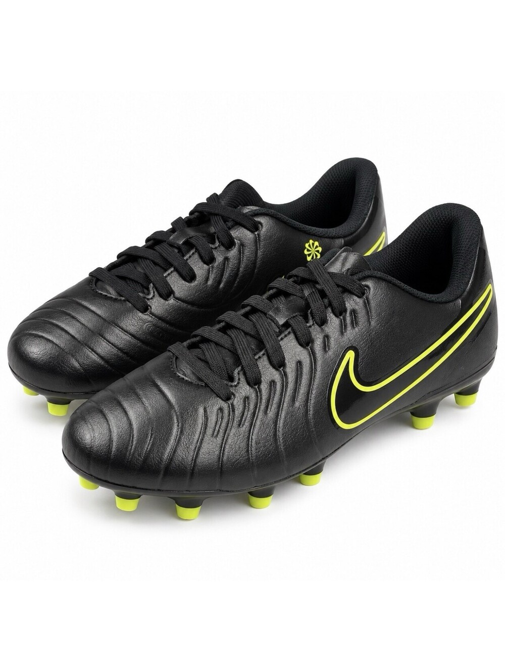 Nike Tiempo Legend 10 Club FG/MG Soccer Cleats Youth 5Y Black Volt DV4352-00